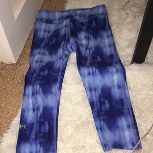 Under Armour cropped tie dye leggings